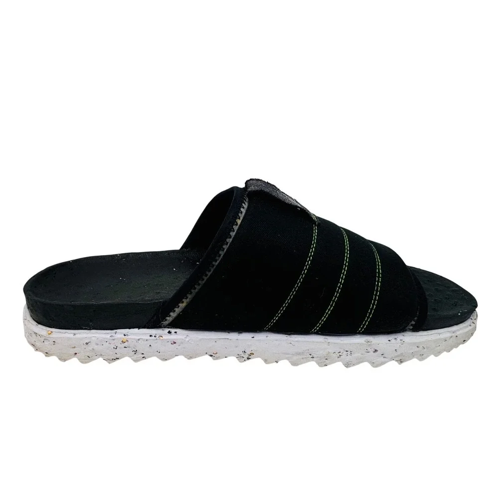 Nike Mens Asuna Crater Slide Sandal Mens Size 12 Black DJ4629-002 Speckled
